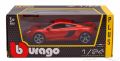 Mclaren MP4-12C Metallic Orange 1/24 Diecast Car Model by Bburago. 