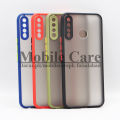 Infinix Hot 8 Back Cover  Tecno Spark 4 Back Cover Smoky Matte Camera Case Cover For Hot 8,Spark 4. 