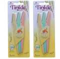 Female Hair Razor with Stainless steel Dual blades Pack of 3. 