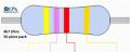 47k Ohm Resistors 1/4 Watt (47k Ω 0.25 W) Carbon Film Resistor (Pack of 50). 