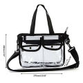 Transparent Waterproof PVC Tote Makeup Bag Shoulder Bags Wash Toiletry Storage. 