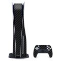 ps5 skin black carben with 2 controller skin(not playstation ,not silicone ,cover) just skin. 