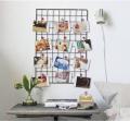 Wall Hanging Decoration Iron Art Storage Rack Wall Display Multi-function Mesh Wire Metal Shelf. 