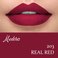 Medora Matte Lipstick Real Red 203. 