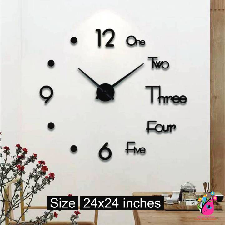New%202021%20Wall%20Clock%20Modern%20Design%20DIY%203D%20Wall%20Sticker%20Clock%20Modern%20Home%20Decor%20%20Wall%20clock%20-%20Image%203