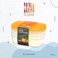 Fresh Food Keeper Food Storage Box Food Storage Bowl Food Container Crisper Food Container 3pcs Set (1000ml each). 