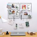 Metal Wire Wall Grid Panels, 2Pack, For Birthday Decor Party Decor Wall Decor Photo Hanging Display and DIY Decor Wall, Grid Photo Wall, Wall Storage. 