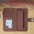 Long Leather wallet for men. 