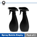Black HDP Spray Bottle Empty (Pack of 2). 