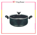 Sonex Classic Casserole Cookware Handi - Glass Lid - Non Stick Coating - Black. 