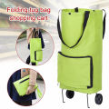 Foldable Shopping Trolley Bag With Wheels Portable Shopping cart bags Reusable Shopping Bag Grocery Bags High Quality Foldable Shopping Trolley. 