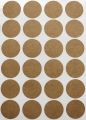 Pack of 20 Sheets Removable Round Dot Stickers – Color Coding Labels – 720 Stickers 16mm Self-adhesive Paper Tag –ART-36. 