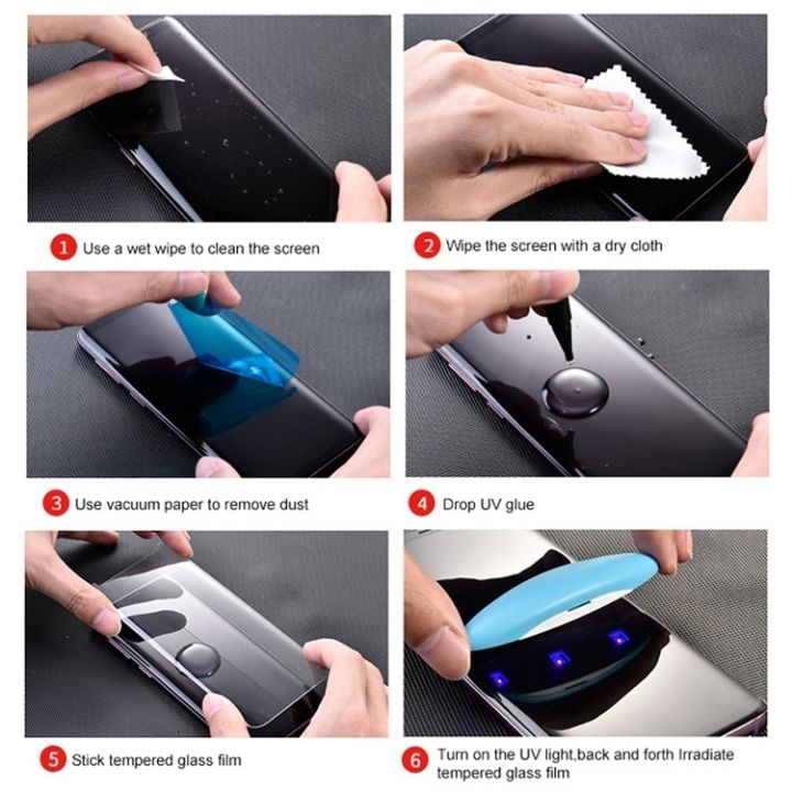 Oneplus%207%20Pro%201+7%20Pro%20UV%20Glass%20Screen%20Protector%20Tempered%20Glass%20Full%20Glue%20Liquid%20Protective%20High%20Quality%20For%20One%20Plus%207%20Pro%20%7C%20oneplus%207T%20pro%20mclaren%20-%20Image%207
