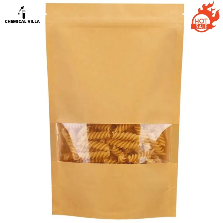 10x15%20cm%2025%20pcs/%C2%A0Brown%20kraft%20paper%20stand%20up%20pouch,%20stand%20up%20paper%20bags%20with%20window%20and%20zipper%20Packaging%20material,%20packaging%20bag%20-%20Image%2010