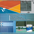 Rainbow Tennis Court Paint Gallon (3.64 Liters). 