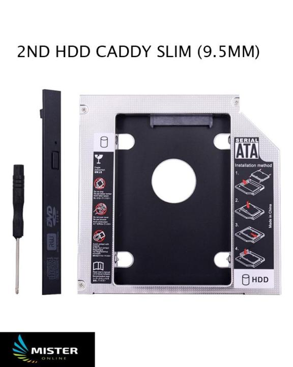 2nd%20HDD%20Caddy%20for%20Inspiron%205565%20%20(%20Sata%20to%20Sata%209.5mm%20%20Optical%20Bay%20Hard%20Drive%20Caddy)%20Support%202.5%20inch%20HDD/SSD%20-%20Image%203
