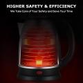 Smart Electric Kettle Water Boiler Stainless Steel Body Cordleess Portable Kitchen Appliances Hot Water Automatic Tea Coffee Warmer Instant Heating Pot 1500W 02 Liters 360 Degree Rotating Base Elegant Design New Premium Quality. 