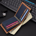 Best MENs Wallet Purse For Men Boys ATM Wallet High Quality Card Cash Holder Male Travel Purse Original Slim Pocket Friendly Small Portable For Travel Wallet Genuine Cardholder New Money Wallets Gift For Loved One Compatible Size Space Saving Wallet. 