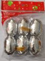 6 Pcs/Lot 5mm x 10M Silver Balloon Ribbon Roll DIY Gifts Crafts Foil Curling for Birthday Gift METALLIC CURLING RIBBON. 
