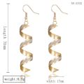 New Trend High Quality Twist Design Golden colour Earrings for Events. 