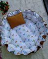 Sleep and Play Mat, Baby Floor Pillow, Nest Play Mat, Double sided Baby Nest Bed, Round Toddler nest, Babynest Newborn. 