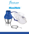 Flexicare Maxineb®90 Nebuliser With Pediatric (Child) Face Mask and 2.1m Oxygen Tubing- Nebuliser Kit for Child – A Product of Uk. 
