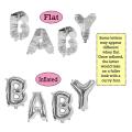 Silver 16 Inches Foil Balloons Alphabet And Numbers Price is Per Piece Customized A TO Z and Digits 0 to 9. 