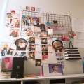 Grid Panel, Photo Wall Display, Metal Mesh Wall Decor, Multi functional Hanging Picture Wall, DIY, Art Display,. 