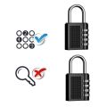 Generic Password Lock 4 Digits Number Combination Security Code Padlock پن کوڈ لاک سیکیورٹی نمبر کوڈ لاک. 