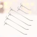 20 Metal Retail Display Hanging Pegboard Hooks 4 inches. 