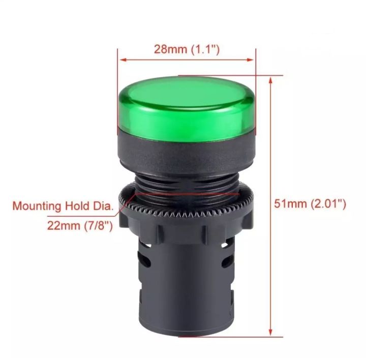 Pack%20of%203%20Yellow%20Green%20Red%2022mm%20LED%20Pilot%20Panel%20Indicator%20Light%20Panel%20Box%20Light%20AC%20220V%20-%20Image%208