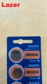 5x Sony CR1616 BR1616 CR 1616-3V Lithium Button Cell Battery. 