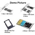 Samsung Note 9 Purple Dual Sim Card Tray And Micro SD Card Slot Holder. 