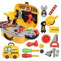 Deluxe Tools PlaySet with Carrycase For Kids. 