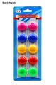 Pack Of 10 Board Magnets 30mm For White Board Notice Board Planning Magnets Fridge - Multicolor Magnetic Button ( 2 Pcs ). 