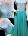 New Fashion Arena Sea Green Prom Maxi Dress. 