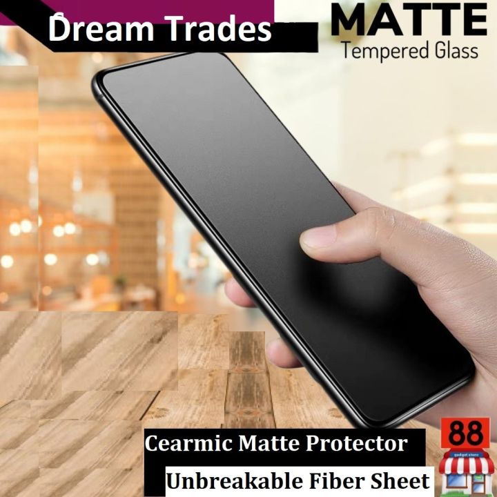 Redmi Xiaomi Mi Poco X3 NFC / Poco X3 Pro / Poco X3  Ceramic Matte Tempered Glass Screen Protector 9D Sheet Hybrid Film
