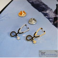IK Fashion - Doctor Nurse Pin Medicine Enamel Pins Stethoscope Pin. 