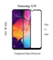 2Pcs Samsung Galaxy A50 Full Black 9D5D6D10D11D21D Tempered Glass Screen Protector Full Glue Edge To Edge For Samsung Galaxy A50. 