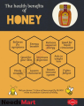 The Natural SWAT Pure Bee Honey 100% Organic - Acacia Honey, 250g. 