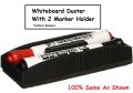 Whiteboard Duster Non Magnetic with 2 Marker Holder – HDP-113. 