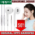 Original Earphones Mobile Hands free Wired Headphones Handsfree High Quality Sound Ear Phone with mic 3.5mm jack for All Mobile Phones Smartphones Best Genuine 1.2m White handfree wire. 