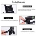 3110 Tripod Stand for Mobile Phones & Camera 360 Adjustable Tripod Stand Holder for DSLR Android IOS Best Stand for Bloggers Youtubers Ticktockers Video Maker Portable Scalable Pan Head Tripod Mount Bracket Holder Foldable Tripod Stand for Camcorders. 