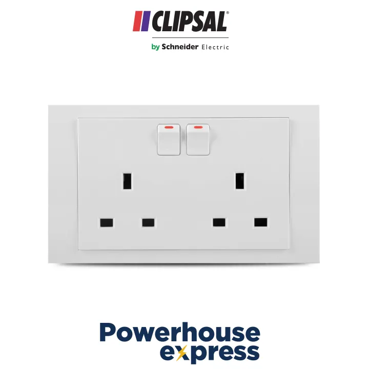 13A%203%20Pin%20Flat%20Duplex%20Switched%20Socket,%20Duplex%20Switch%20Board%20Power%20Plug,%20Flat%20Pin%20Switched%20Socket,%20Power%20Plug%20Switch,%202%20in%201%20Power%20Plug%20Socket,%20Power%20Switch%20for%20Residential%20and%20Commercial%20Purpose,%203%20PIN%20Power%20Switch%20Socket,%2013A%20Socket,%20VIVACE-CLIPSAL%20KB25%20-%20Image%202