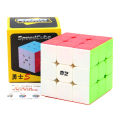 Pack of 2 QIYI Warrior S Cubes 3x3x3 - White and Black Magic Cubes. 