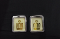 TOYOTA CROWN piller Emblem 2 Piece Set. 