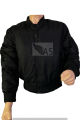 Flight Jacket | Bomber Jacket | Military Jacket (Black). 