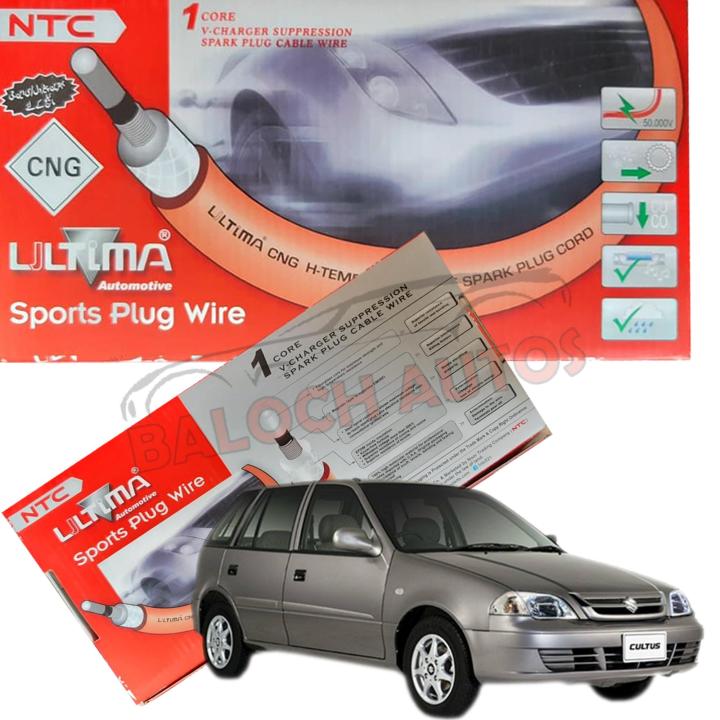 SUZUKI CULTUS OLD (Non-EFI) (2000 - 2007) - CNG SPARK WIRE SET - Spark Plug Wire Set