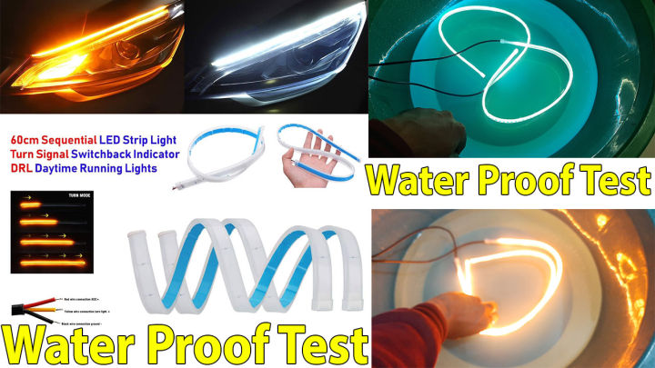 Water Proof Light Soft Article Lamp  | Car Drl Light With Indicator