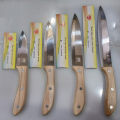 Kitchen Knife Stainless Steel Fruit Knife All purpose knife with Wood Handle. 